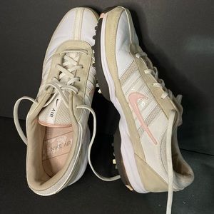 Women’s Nike Air White, Cream and Pink Golf Shoes